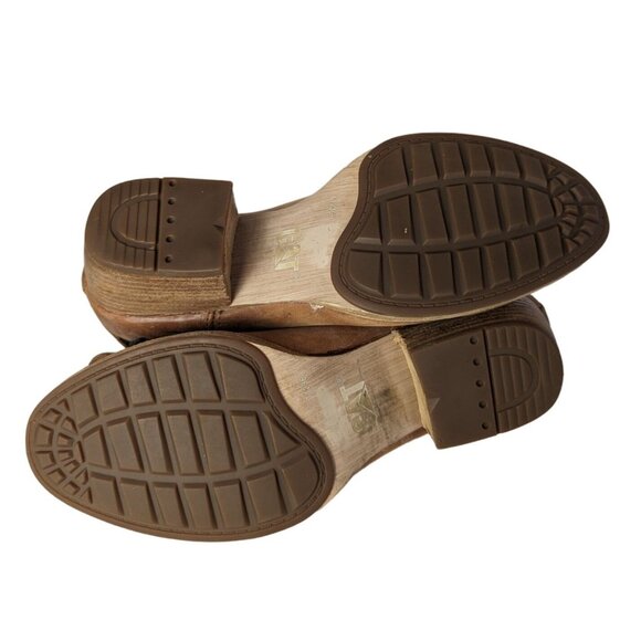 Caterpillar Cheyenne Tawny Leather casual Tan Ankle Boots Size 7 - Picture 8 of 13